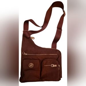 Baggallini Brown Front Pocket Modern Anti-Theft Crossbody Bag